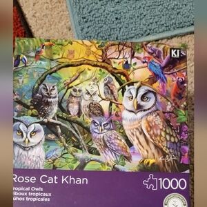 New in box 1000 piece puzzle Owls